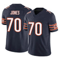 Ncoe C.Bears #70 Braxton Jones Player Navy Vapor F.U.S.E. Limited Home Game Stitched Jerseys