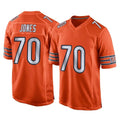 Ncoe C.Bears #70 Braxton Jones Player Orange Home Game Stitched Jerseys