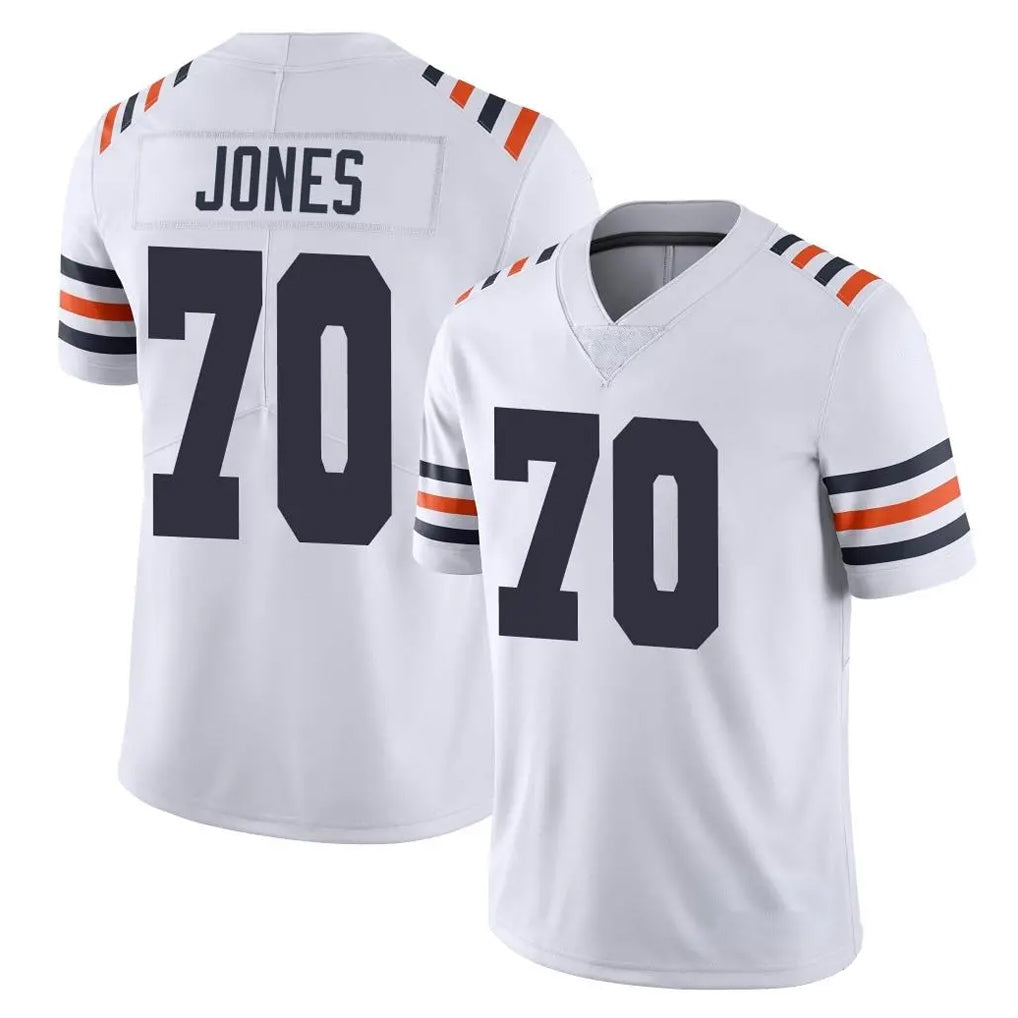 Ncoe C.Bears #70 Braxton Jones Player White Classic Vapor Limited Home Game Stitched Jerseys