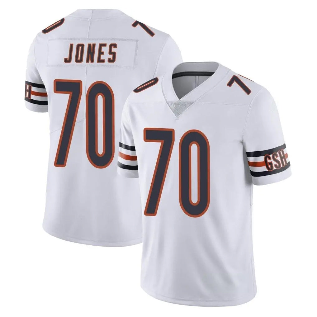 Ncoe C.Bears #70 Braxton Jones Player White Vapor Untouchable Limited Home Game Stitched Jerseys