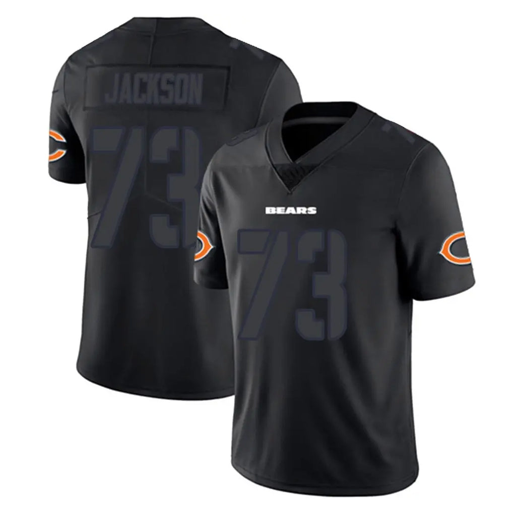 Ncoe C.Bears #73 Jonah Jackson Player Black Impact Limited Game Stitched Jerseys
