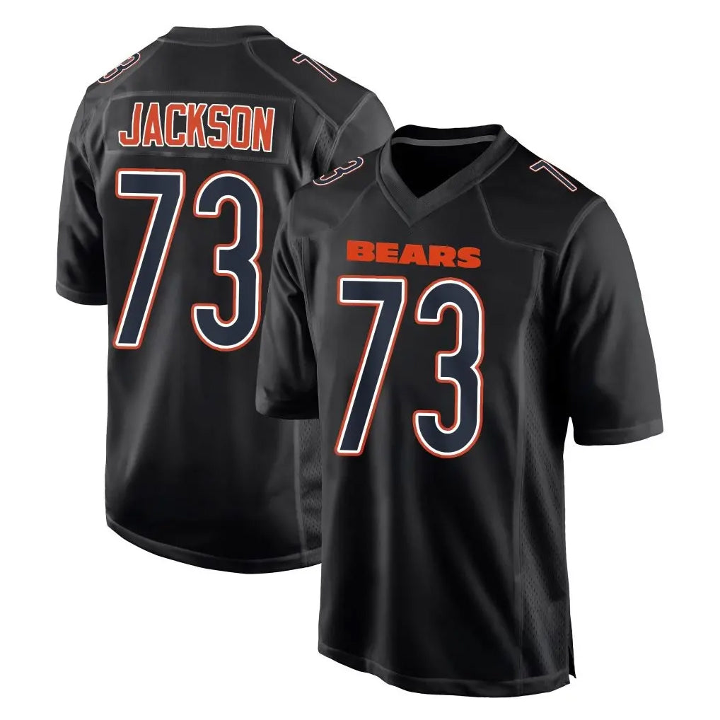 Ncoe C.Bears #73 Jonah Jackson Player Carbon Black Fashion Game Stitched Jerseys