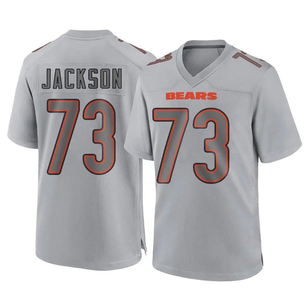 Ncoe C.Bears #73 Jonah Jackson Player Gray Atmosphere Fashion Game Stitched Jerseys