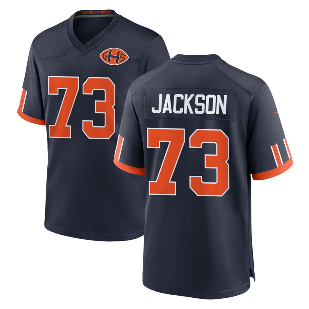 Ncoe C.Bears #73 Jonah Jackson Player Navy 2026 Rivalries Collection Home Game Stitched Jerseys