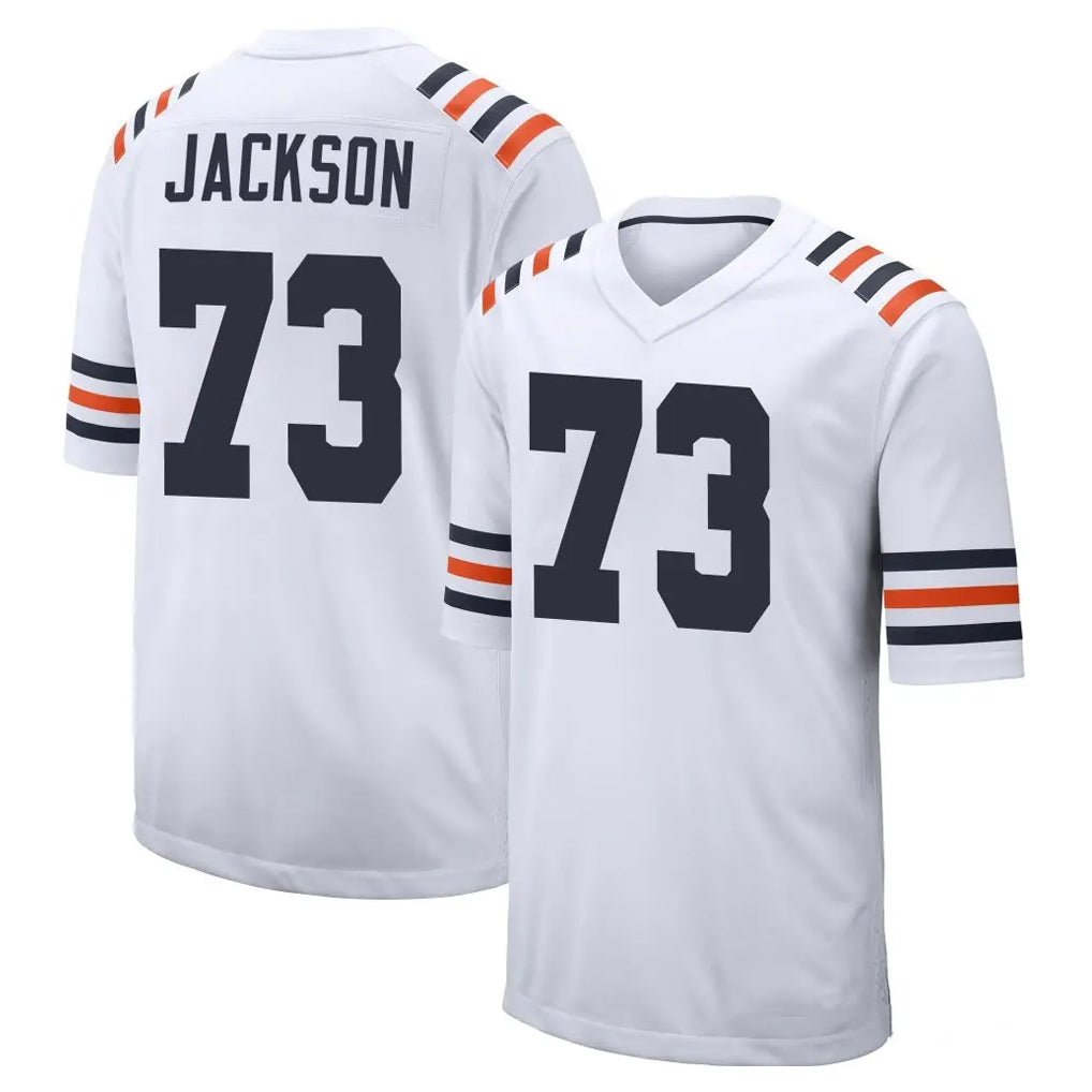 Ncoe C.Bears #73 Jonah Jackson Player White Classic Home Game Stitched Jerseys