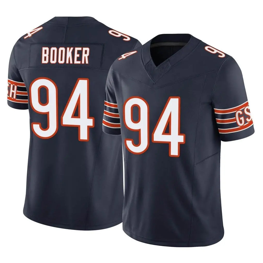 Ncoe C.Bears #94 Austin Booker Player Navy Vapor F.U.S.E. Limited Home Game Stitched Jerseys