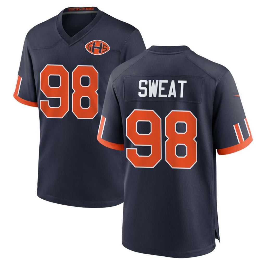 Ncoe C.Bears #98 Montez Sweat Player Navy 2026 Rivalries Collection Home Game Stitched Jerseys