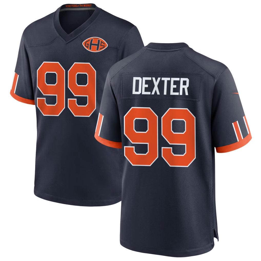 Ncoe C.Bears #99 Gervon Dexter Sr Player Navy 2026 Rivalries Collection Home Game Stitched Jerseys