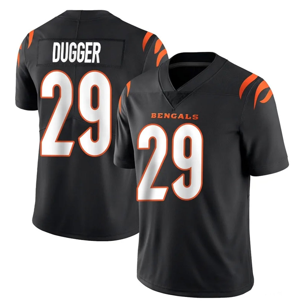 Ncoe C.Bengals #29 Kyle Dugger Player Black Vapor Untouchable Limited Home Game Stitched Jerseys