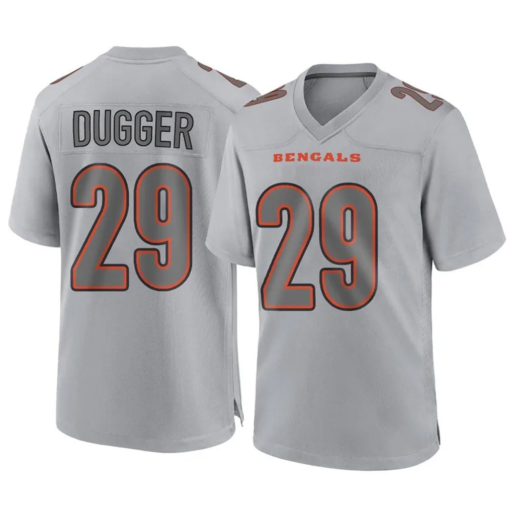 Ncoe C.Bengals #29 Kyle Dugger Player Gray Atmosphere Fashion Game Stitched Jerseys