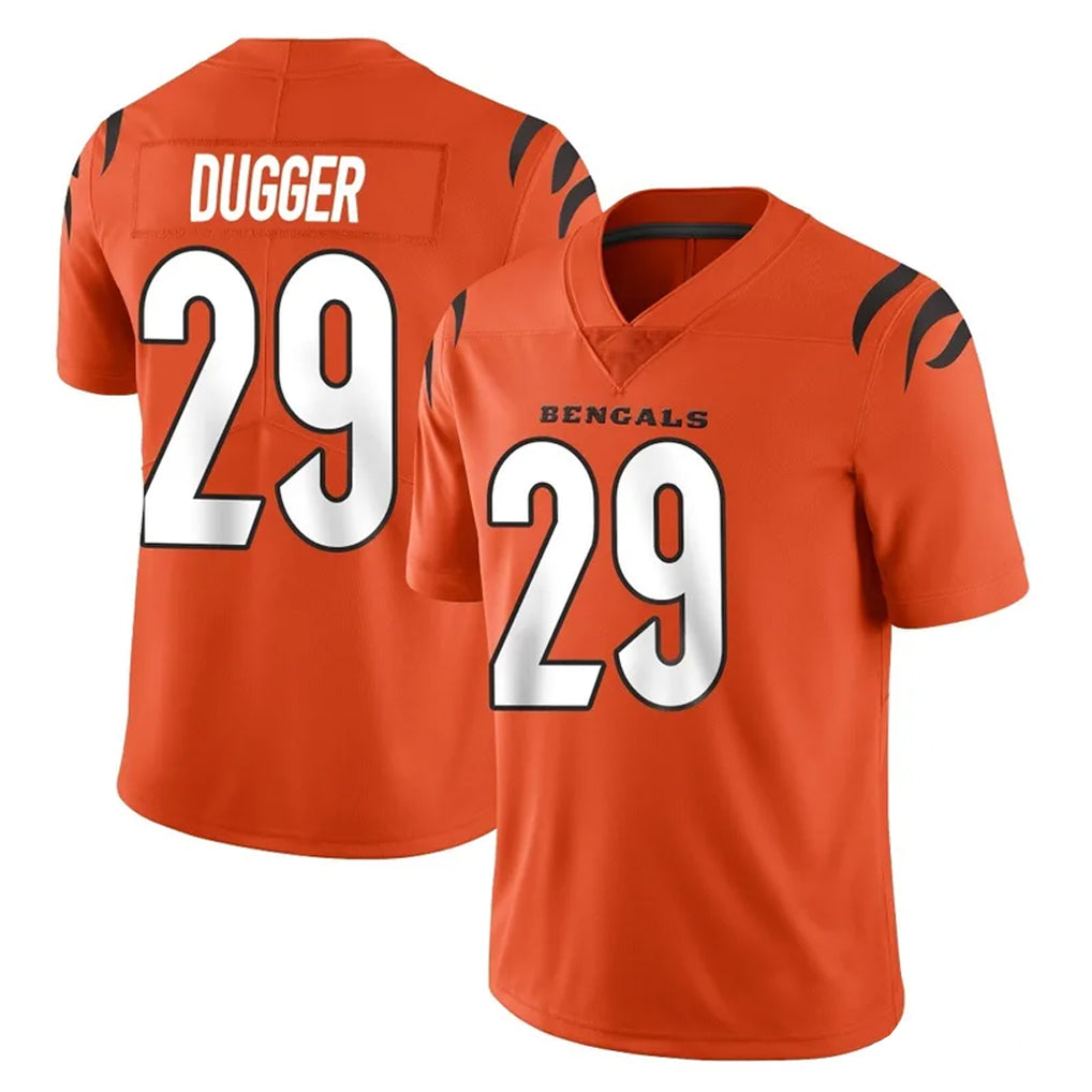 Ncoe C.Bengals #29 Kyle Dugger Player Orange Vapor Untouchable Limited Home Game Stitched Jerseys