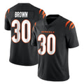 Ncoe C.Bengals #30 Chase Brown Player Black Vapor Untouchable Limited Home Game Stitched Jerseys