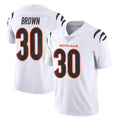 Ncoe C.Bengals #30 Chase Brown Player White Vapor Untouchable Limited Home Game Stitched Jerseys