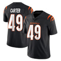 Ncoe C.Bengals #49 Barrett Carter Player Black Vapor Untouchable Limited Home Game Stitched Jerseys