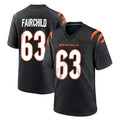 Ncoe C.Bengals #63 Dylan Fairchild Player Black Home Game Stitched Jerseys
