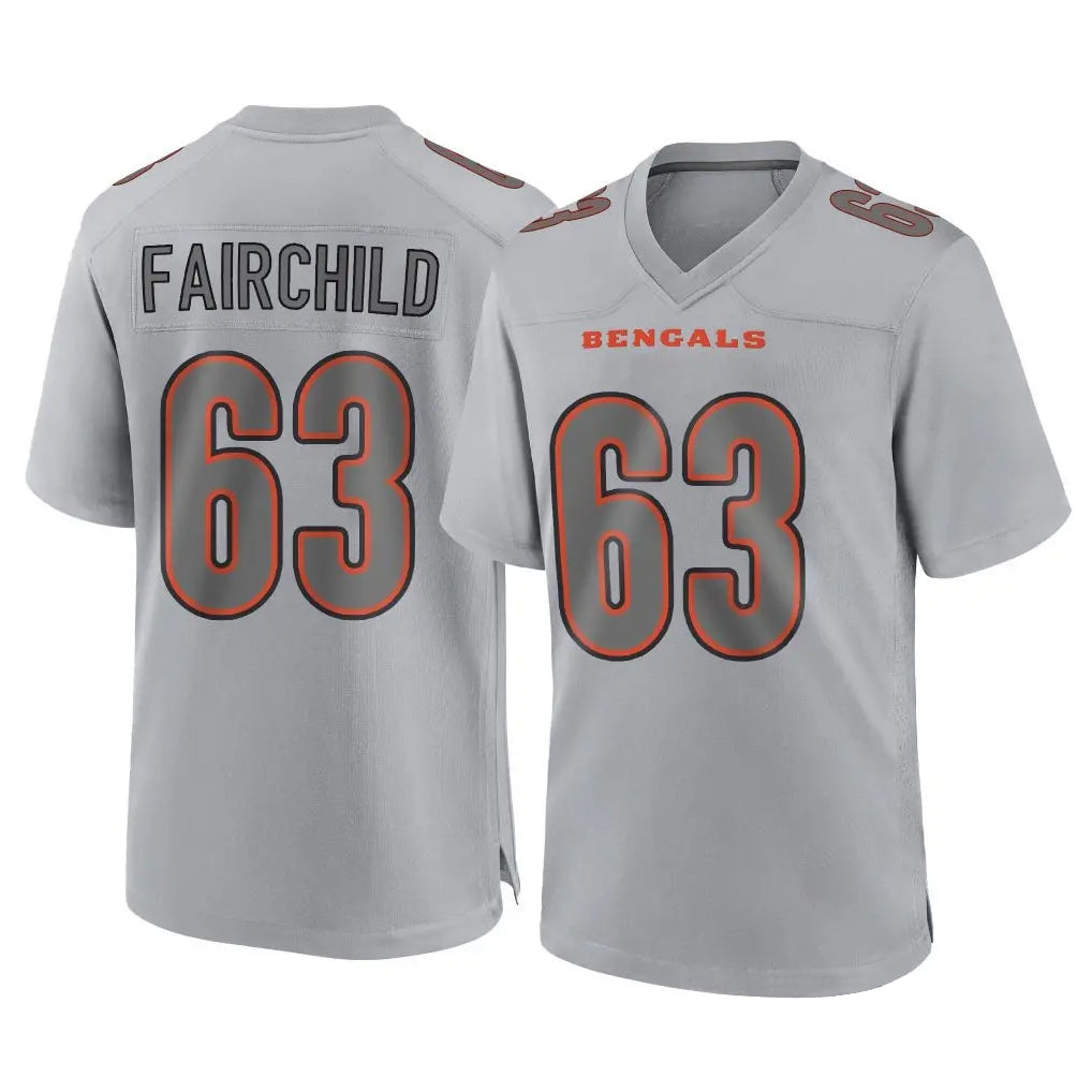 Ncoe C.Bengals #63 Dylan Fairchild Player Gray Atmosphere Fashion Game Stitched Jerseys