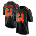 Ncoe C.Bengals #64 Ted Karras Player Black Fashion Game Stitched Jerseys