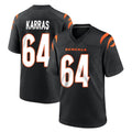 Ncoe C.Bengals #64 Ted Karras Player Black Home Game Stitched Jerseys