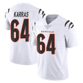 Ncoe C.Bengals #64 Ted Karras Player White Vapor Untouchable Limited Home Game Stitched Jerseys