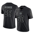Ncoe C.Bengals #66 Dalton Risner Player Black Reflective Limited Game Stitched Jerseys