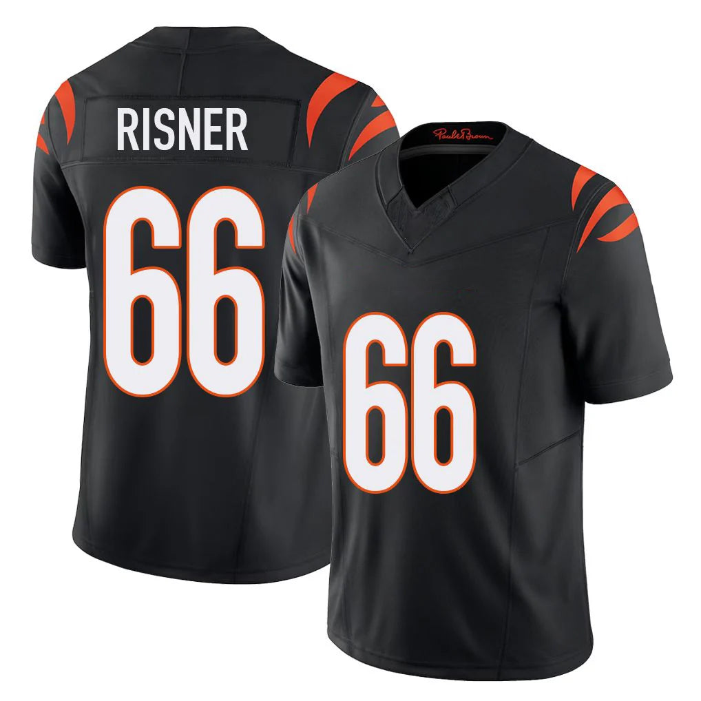 Ncoe C.Bengals #66 Dalton Risner Player Black Vapor F.U.S.E. Limited Home Game Stitched Jerseys