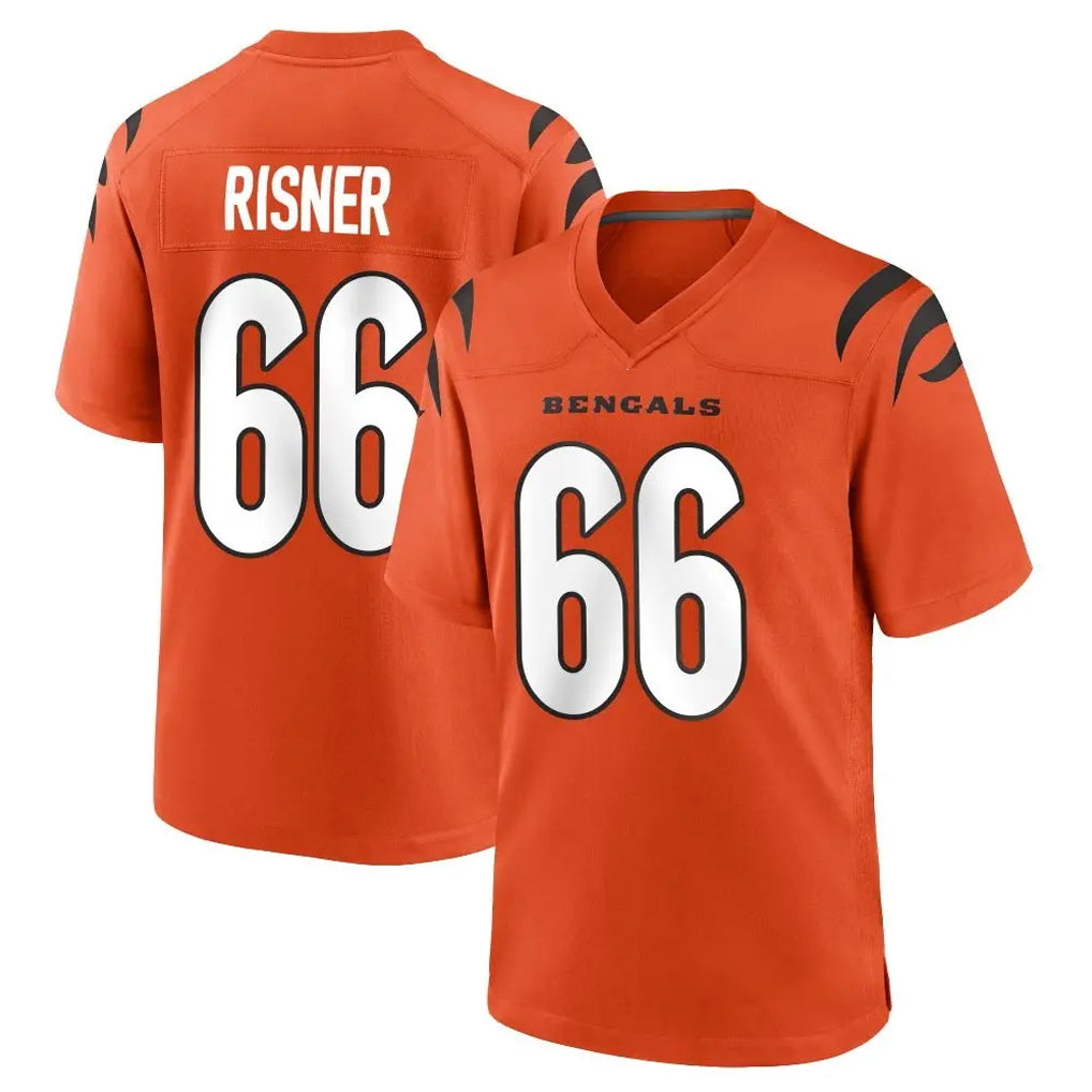 Ncoe C.Bengals #66 Dalton Risner Player Orange Home Game Stitched Jerseys