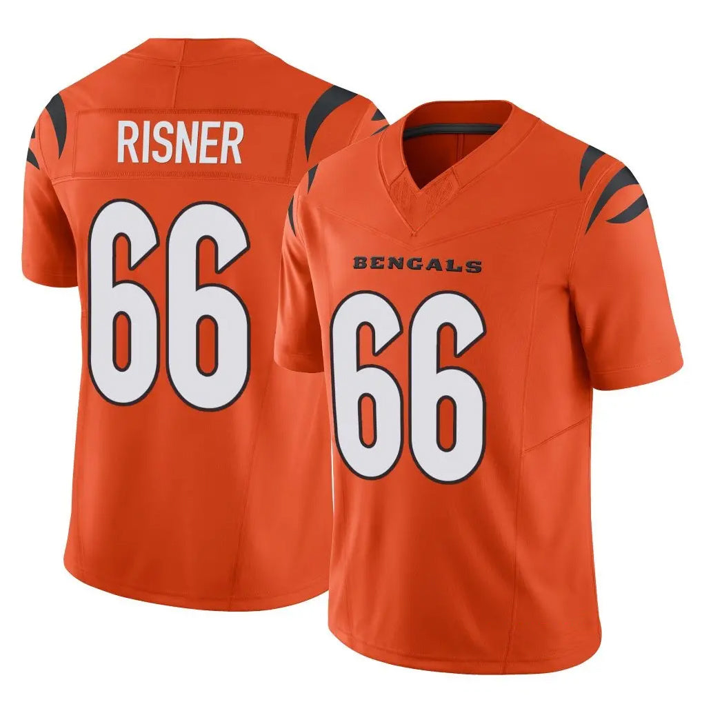 Ncoe C.Bengals #66 Dalton Risner Player Orange Vapor F.U.S.E. Limited Home Game Stitched Jerseys