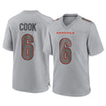 Ncoe C.Bengals #6 Brian Cook Player Gray Atmosphere Fashion Game Stitched Jerseys