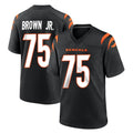 Ncoe C.Bengals #75 Orlando Brown Jr. Player Black Home Game Stitched Jerseys