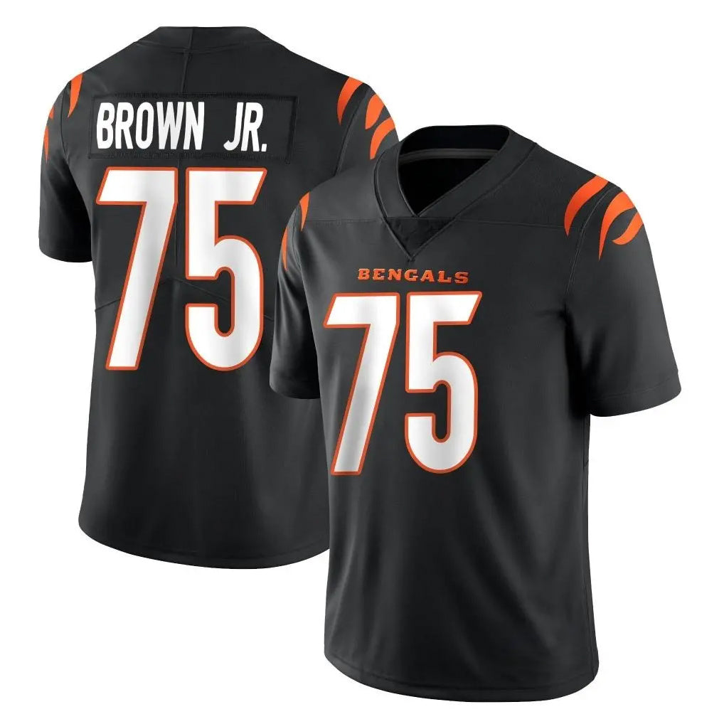 Ncoe C.Bengals #75 Orlando Brown Jr. Player Black Vapor Untouchable Limited Home Game Stitched Jerseys