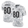 Ncoe C.Bengals #80 Andrei Iosivas Player Arctic Camo Salute to Service Limited Stitched Jerseys