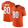 Ncoe C.Bengals #80 Andrei Iosivas Player Orange Vapor Untouchable Limited Home Game Stitched Jerseys