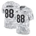Ncoe C.Bengals #88 Mike Gesicki Player Arctic Camo Salute to Service Limited Stitched Jerseys