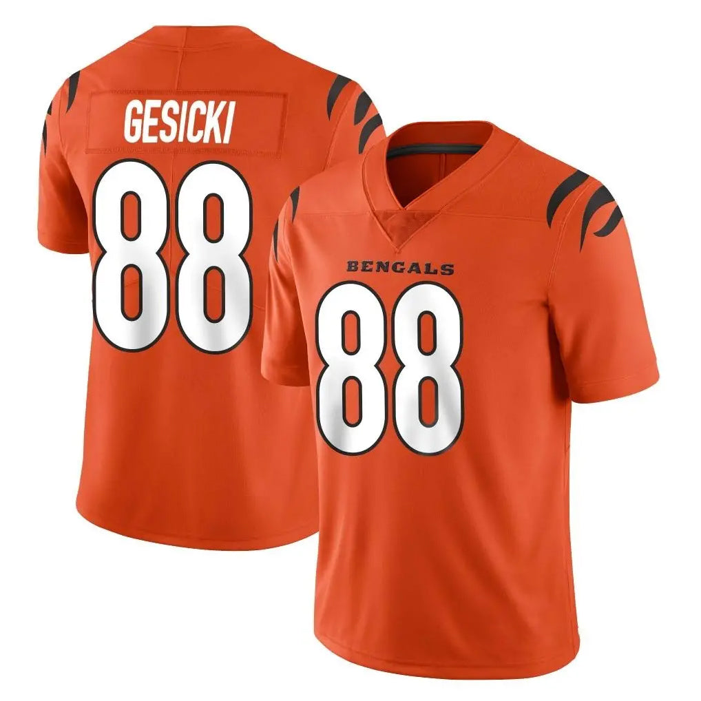 Ncoe C.Bengals #88 Mike Gesicki Player Orange Vapor Untouchable Limited Home Game Stitched Jerseys