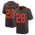 Ncoe C.Browns #28 Emmanuel McNeil-Warren Player Brown Alternate Home Game Stitched Jerseys