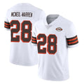 Ncoe C.Browns #28 Emmanuel McNeil-Warren Player White Limited  Vapor 1946 Collection Alternate Game Stitched Jerseys