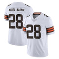 Ncoe C.Browns #28 Emmanuel McNeil-Warren Player White Vapor Untouchable Limited Home Game Stitched Jerseys