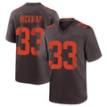 Ncoe C.Browns #33 Ronnie Hickman Player Brown Alternate Home Game Stitched Jerseys
