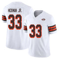 Ncoe C.Browns #33 Ronnie Hickman Player White Limited Vapor F.U.S.E. Alternate Game Stitched Jerseys
