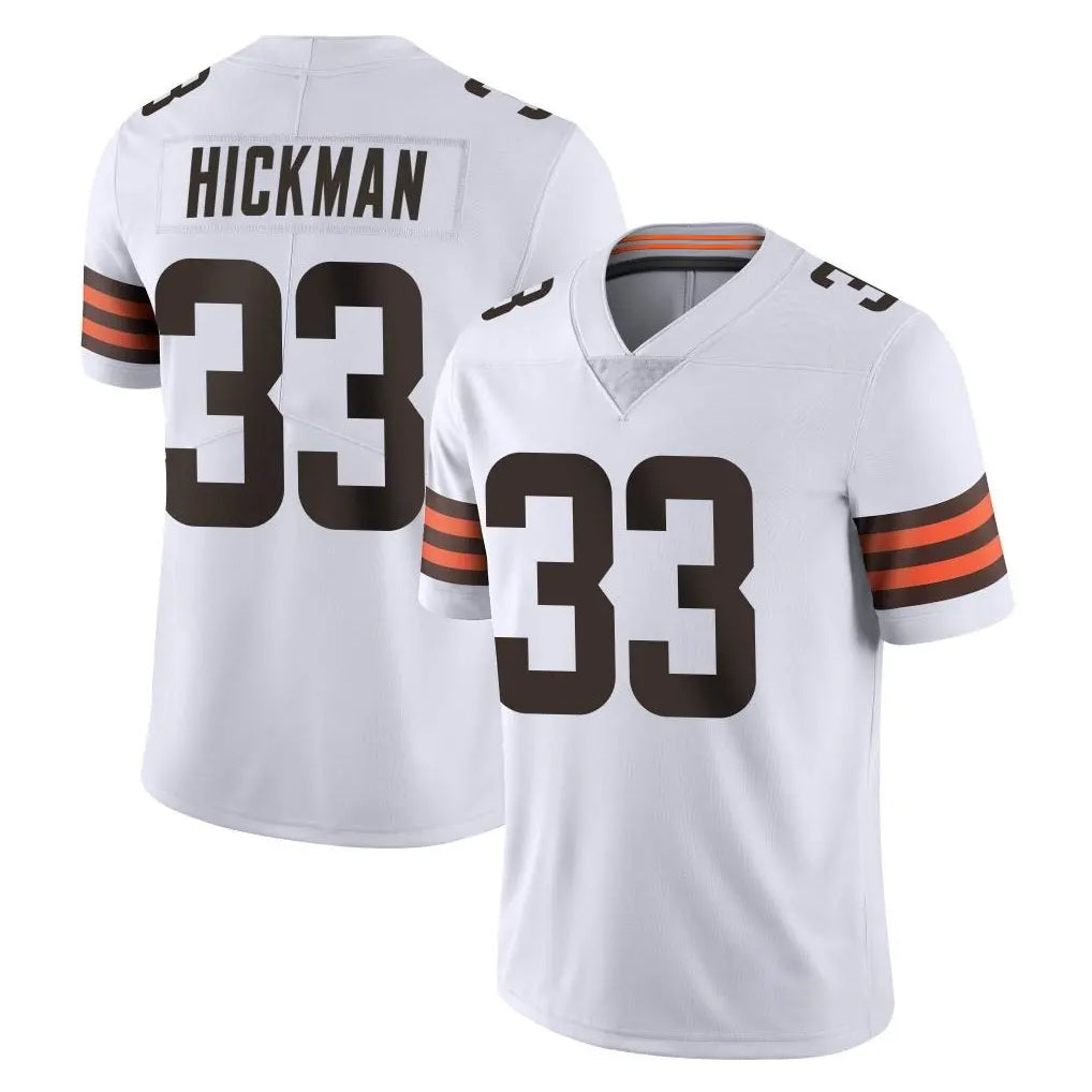 Ncoe C.Browns #33 Ronnie Hickman Player White Vapor Untouchable Limited Home Game Stitched Jerseys