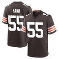 Ncoe C.Browns #55 Spencer Fano Player Brown Home Game Stitched Jerseys