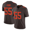 Ncoe C.Browns #55 Spencer Fano Player Browns Color Rush Limited Home Game Stitched Jerseys