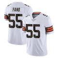 Ncoe C.Browns #55 Spencer Fano Player White Vapor Untouchable Limited Home Game Stitched Jerseys