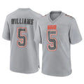 Ncoe C.Browns #5 Quincy Williams Player Gray Atmosphere Fashion Game Stitched Jerseys