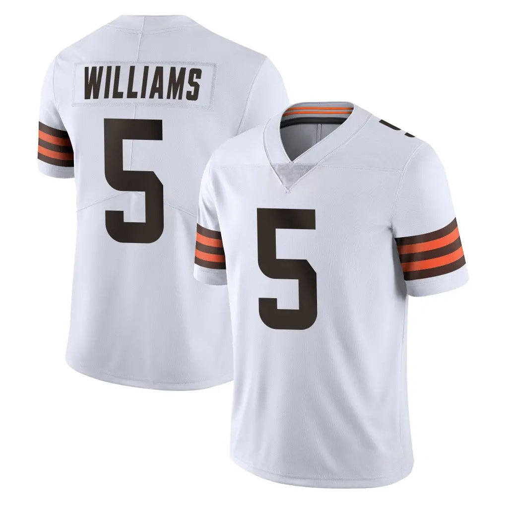 Ncoe C.Browns #5 Quincy Williams Player White Vapor Untouchable Limited Home Game Stitched Jerseys