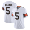 Ncoe C.Browns #5 Quincy Williams Player White Vapor Untouchable Limited Home Game Stitched Jerseys