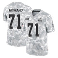 Ncoe C.Browns #71 Tytus Howard Player Arctic Camo Salute to Service Limited Home Game Stitched Jerseys