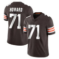 Ncoe C.Browns #71 Tytus Howard Player Brown Color Vapor Untouchable Limited Home Game Stitched Jerseys