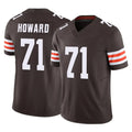 Ncoe C.Browns #71 Tytus Howard Player Brown Vapor F.U.S.E. Limited Home Game Stitched Jerseys