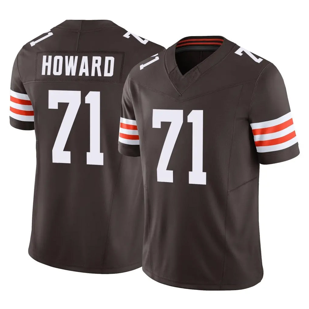 Ncoe C.Browns #71 Tytus Howard Player Brown Vapor F.U.S.E. Limited Home Game Stitched Jerseys